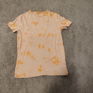 Goodfellow & Co. Men's Orange and Yellow T-shirt